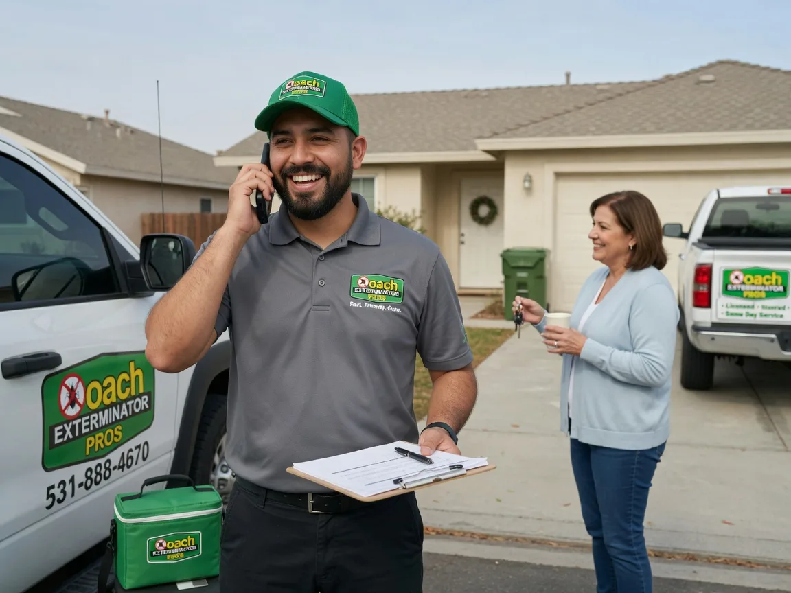 Pest Control Roach Exterminator Novelty, OH FAQs